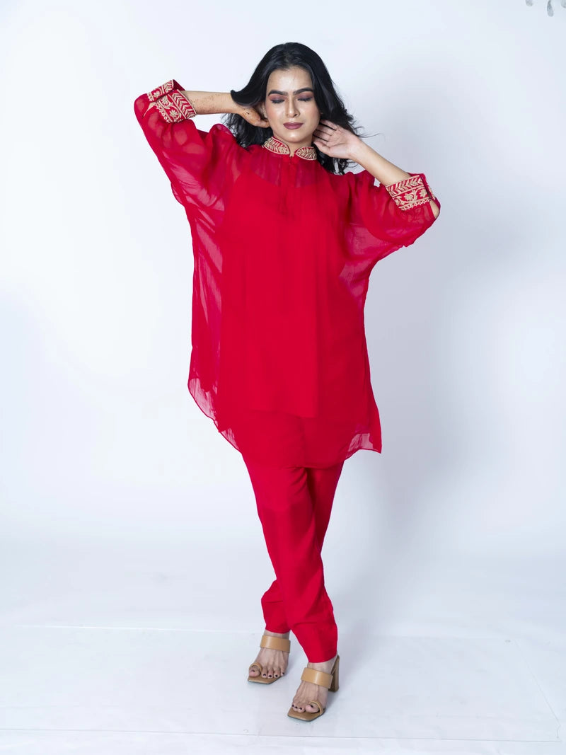 Scarlet Grace: Red Co-Ord Set