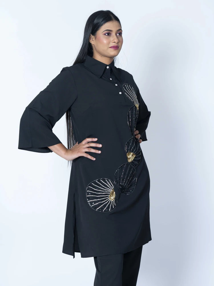 Midnight Chic Black Co-Ord Set