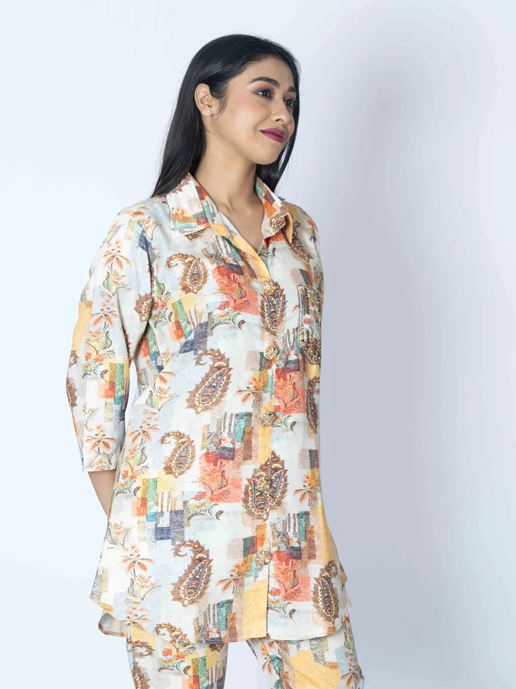 Printed Elegance Co-Ord Set