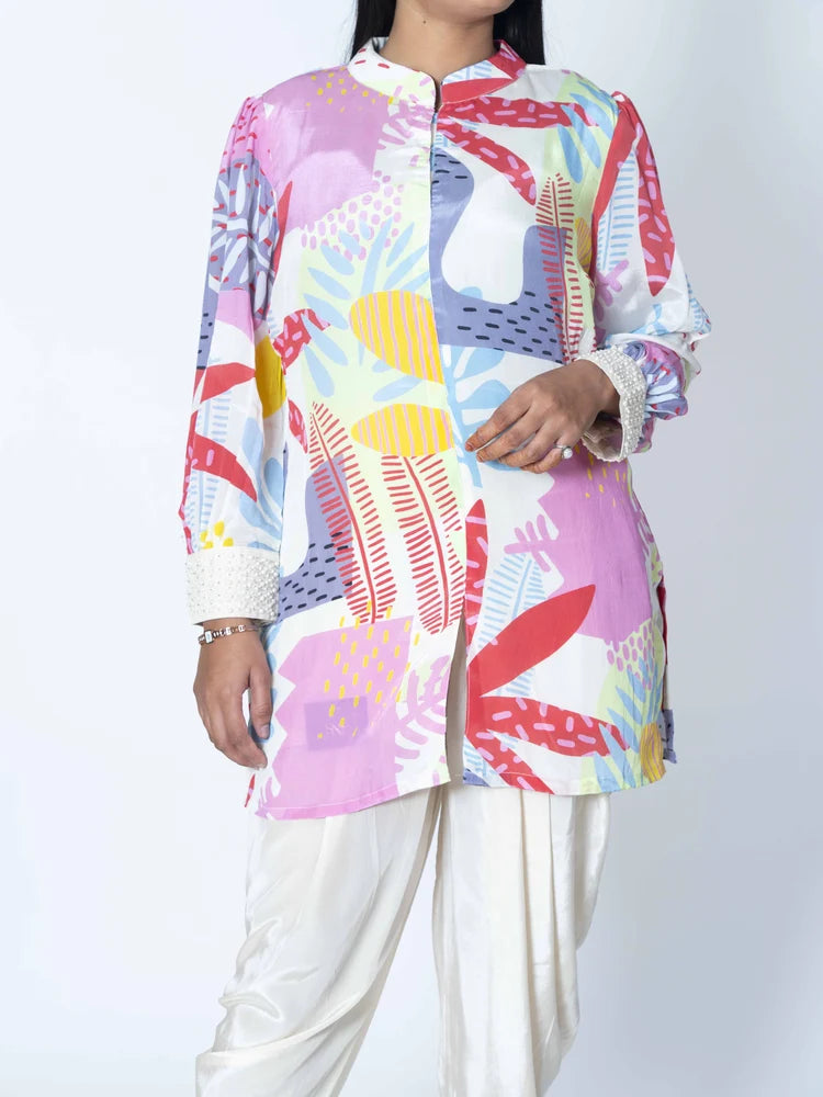 Printed Baze Crepe Co-Ord Set