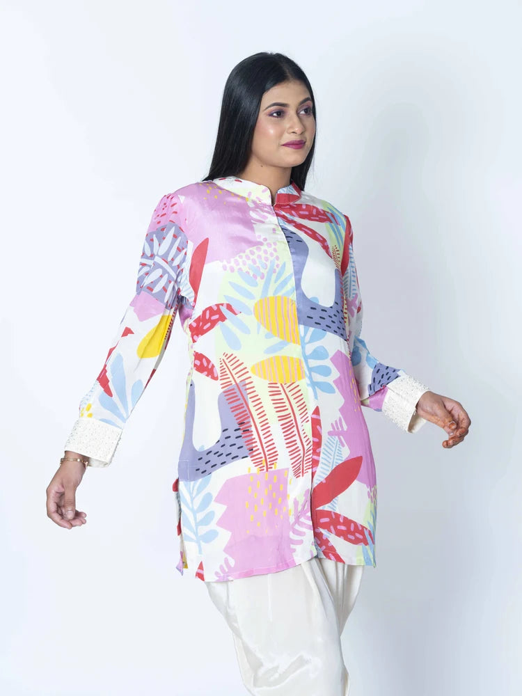 Printed Baze Crepe Co-Ord Set