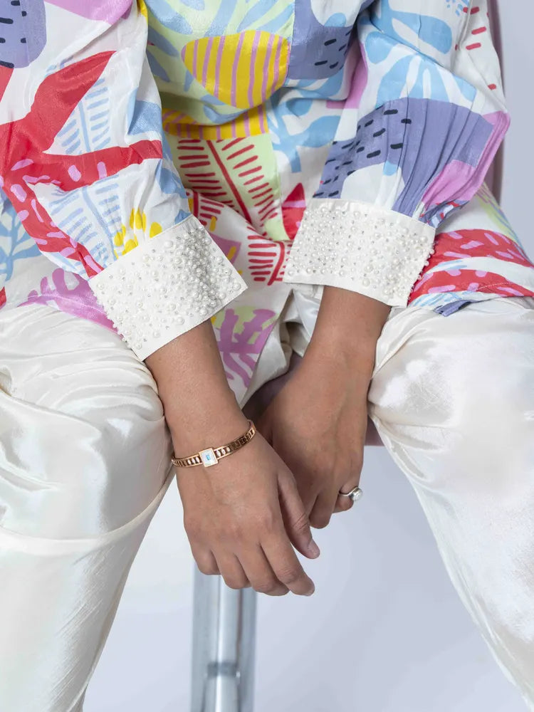 Printed Baze Crepe Co-Ord Set