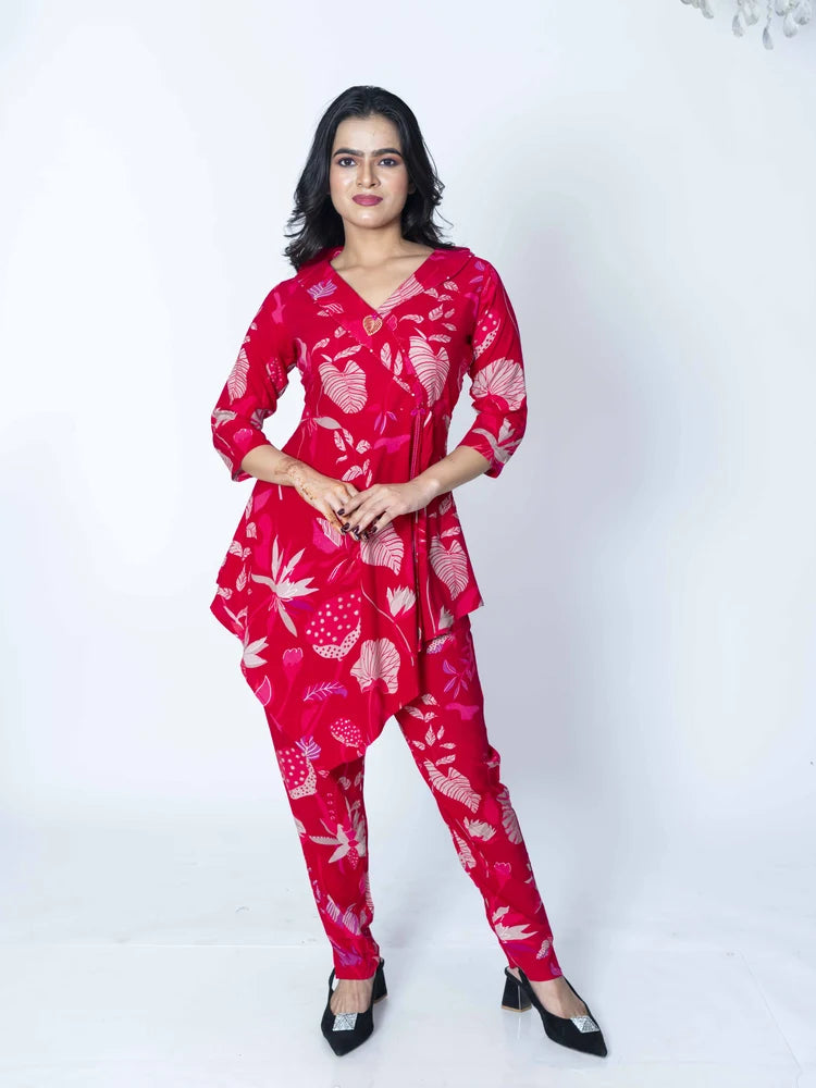 Regal Radiance: Rani Rayon Co-Ord Set