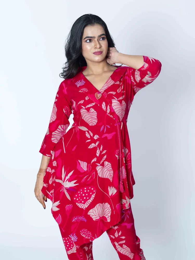 Regal Radiance: Rani Rayon Co-Ord Set