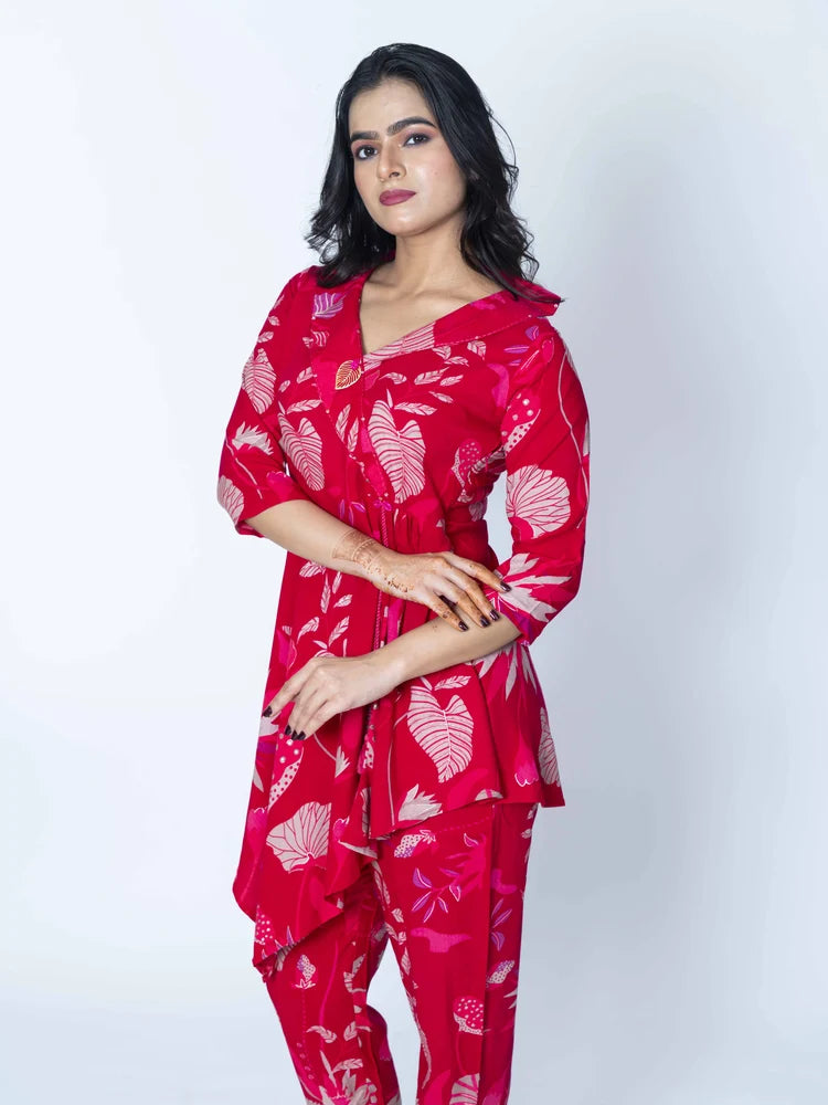 Regal Radiance: Rani Rayon Co-Ord Set