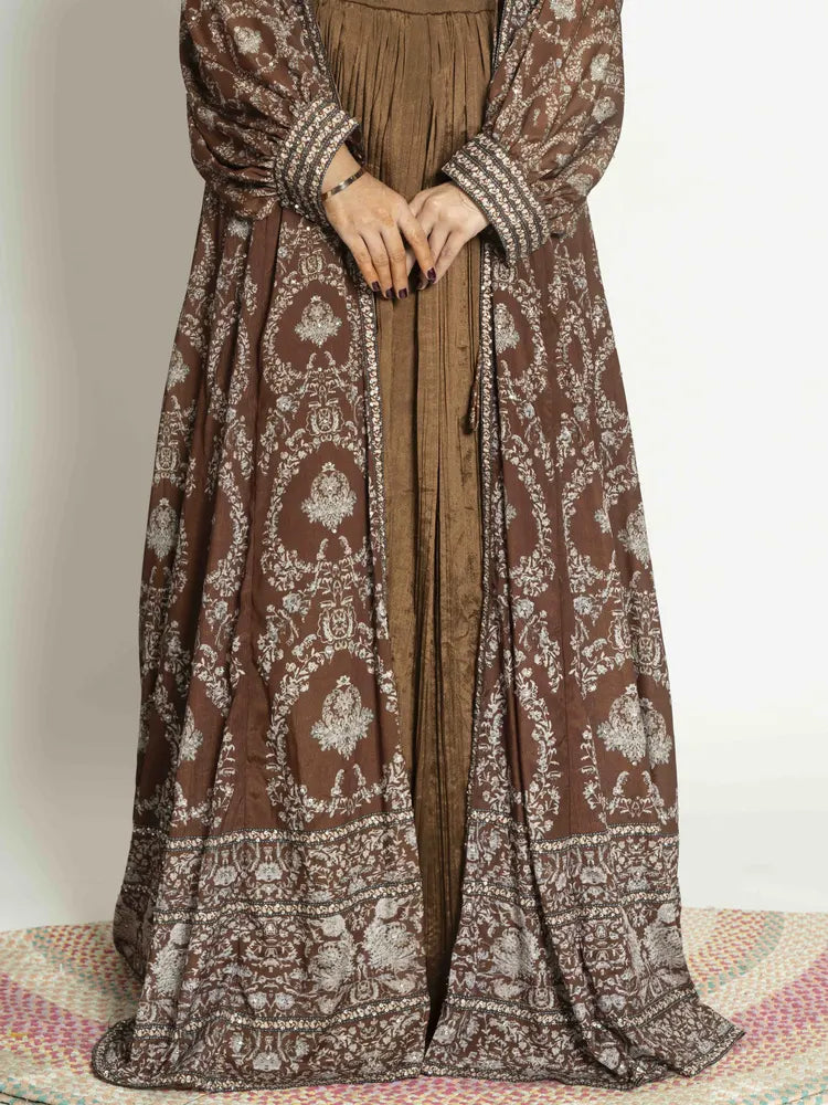 Chocolate Brown Elegance – Gown Shrug