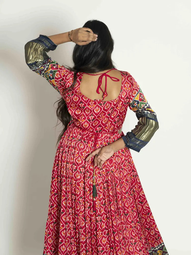 Vibrant Rani Anarkali Suit