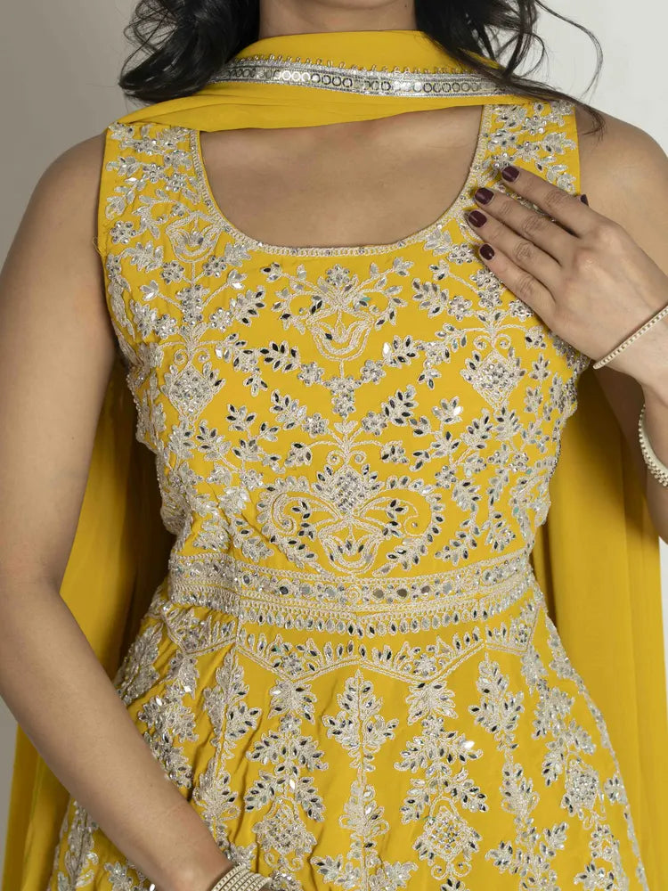 Regal Affair – Peplum & Sharara Dupatta Set