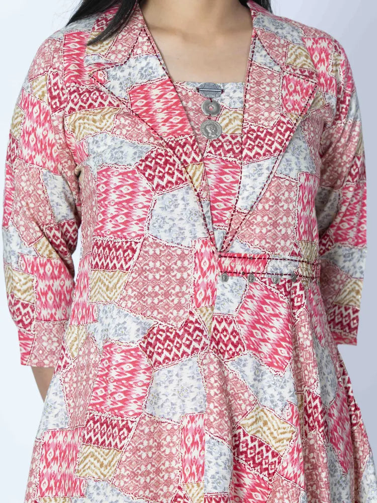 Artistic Prints: Rayon Co-Ord Set