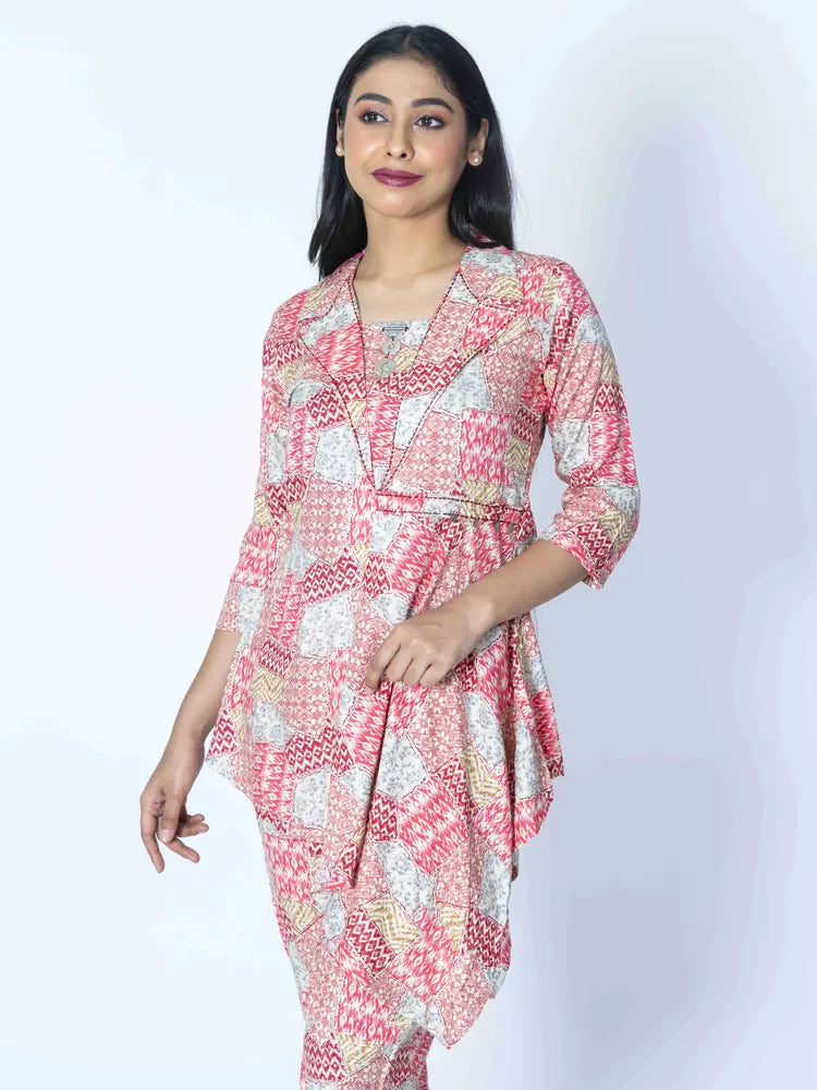 Artistic Prints: Rayon Co-Ord Set