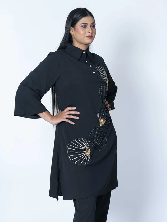 Midnight Chic Black Co-Ord Set