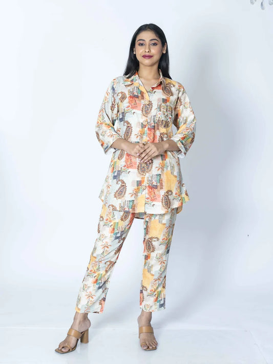 Printed Elegance Co-Ord Set