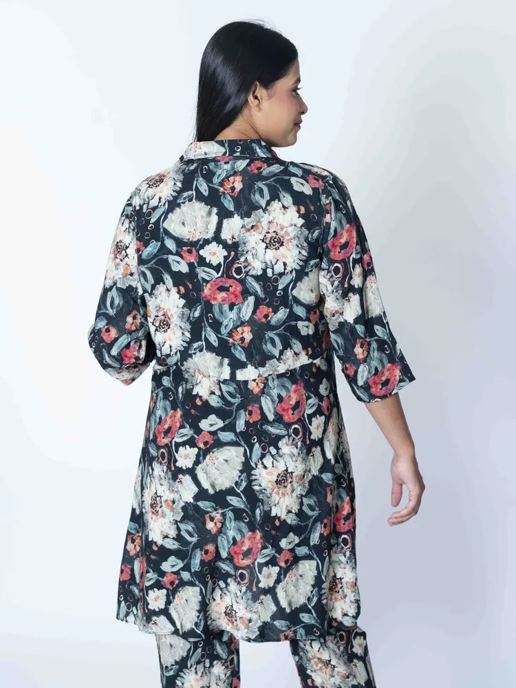 Artisan's Touch: Printed Rayon Co-Ord Set