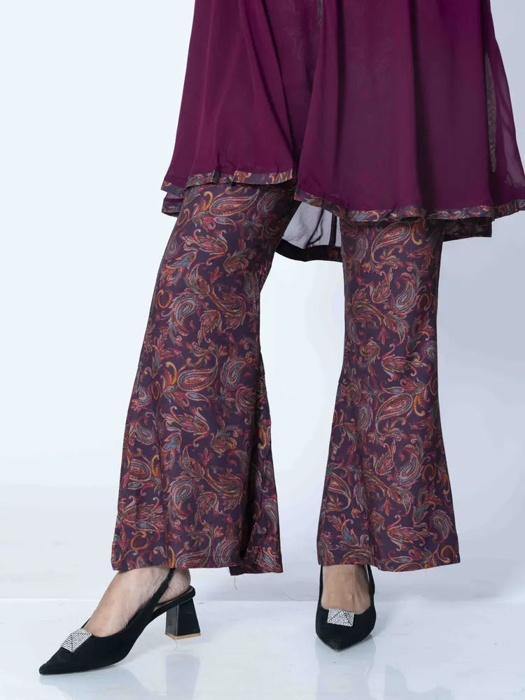 Regal Maroon – Rayon Co-ord Set