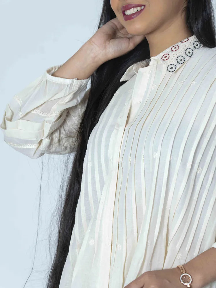 Cream Luxe – Linen Cotton Co-ord Set