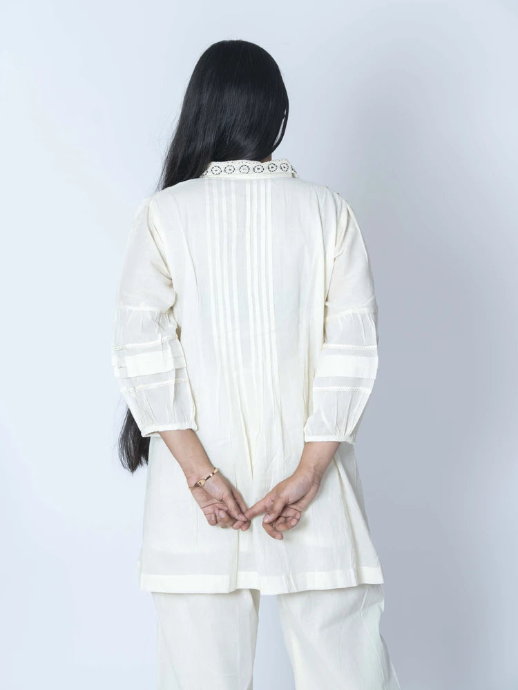 Cream Luxe – Linen Cotton Co-ord Set